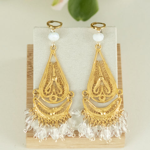 Filigrana Gold Plated Earrings - Laura