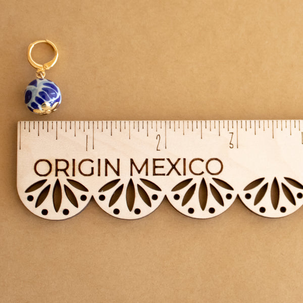 Alicia Earrings - 18K Gold Plated Talavera