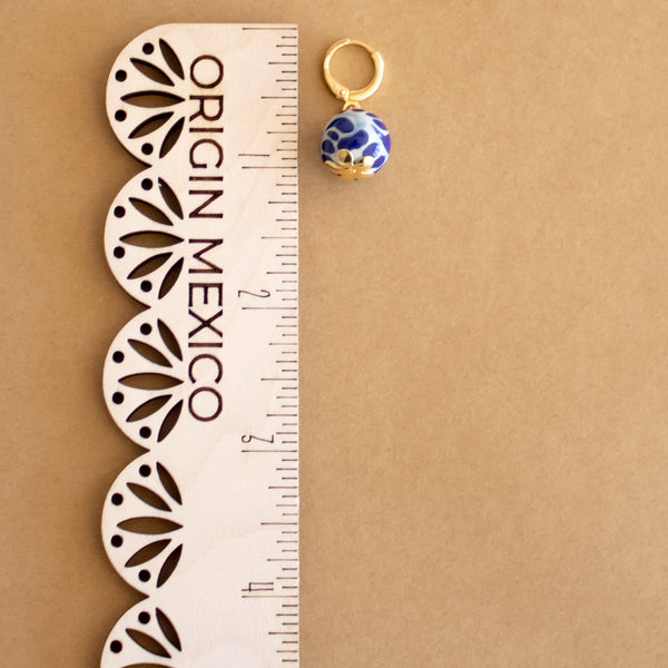 Alicia Earrings - 18K Gold Plated Talavera