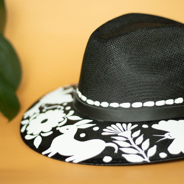 Luna Artisanal Hat - Hand Painted in Mexico