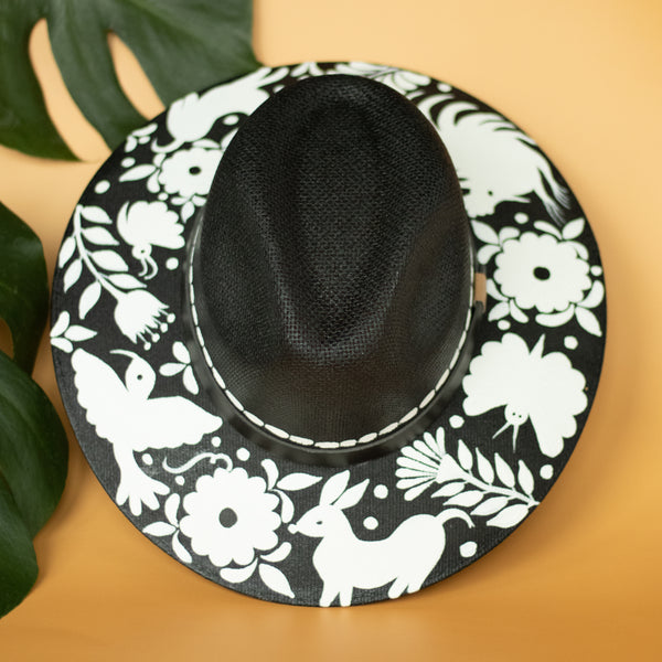 Luna Artisanal Hat - Hand Painted in Mexico