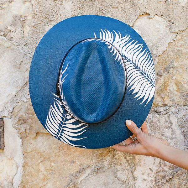 Fernanda Artisanal Hat - Hand Painted in Mexico
