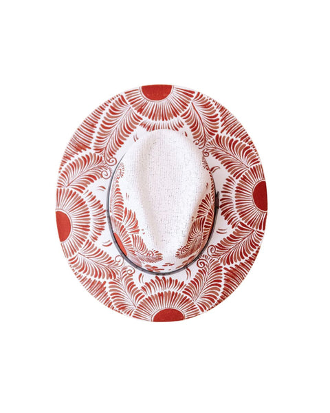 Gabriela Artisanal Hat - Hand Painted in Mexico