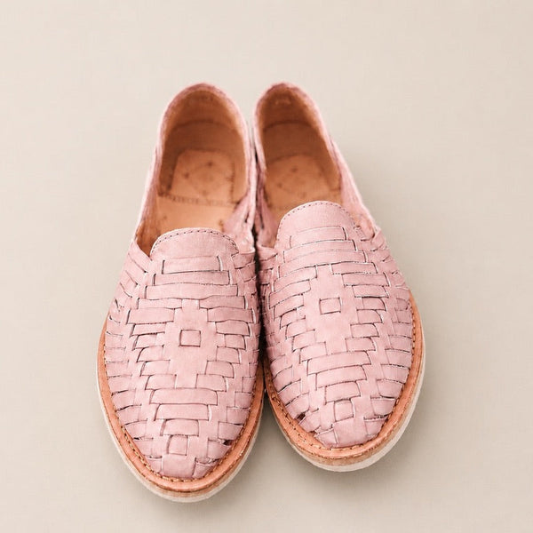 Handmade Mexican Huarache Sandals | Rose | Pre Order