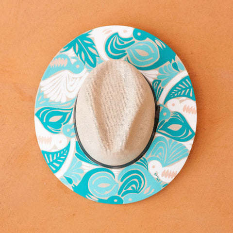 Natalia Artisanal Hat - Hand Painted in Mexico