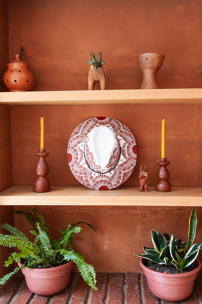 Gabriela Artisanal Hat - Hand Painted in Mexico