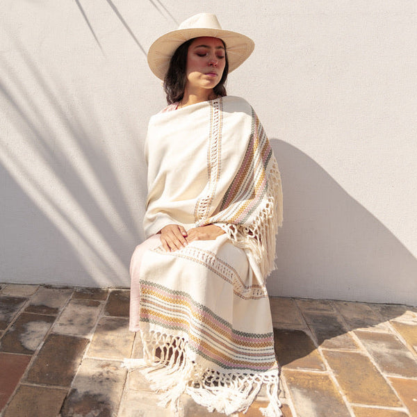 Handwoven Shawl - Desert