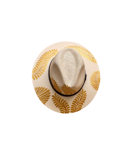 Patricia Artisanal Hat - Hand Painted in Mexico