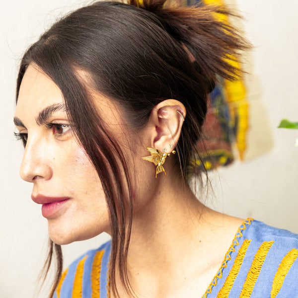 Cielo Earrings - 18K Gold Plated
