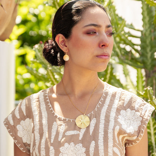 Sol Necklace- 18K Gold Plated
