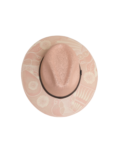 Isabel Artisanal Hat - Hand Painted in Mexico