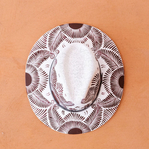 Daniela  Artisanal Hat - Hand Painted in Mexico