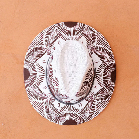 Daniela  Artisanal Hat - Hand Painted in Mexico