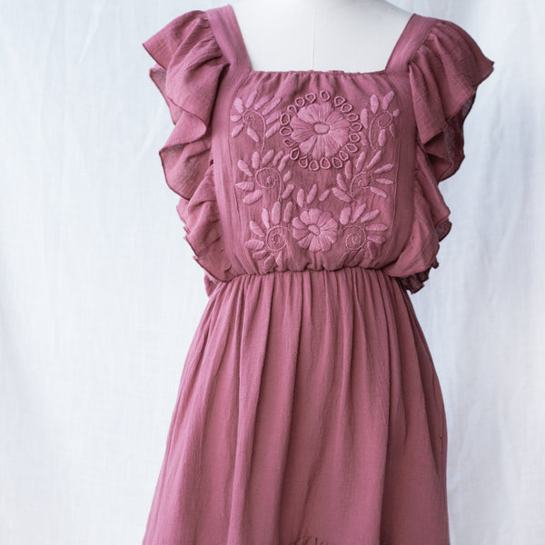 Ximena Midi Dress - Mauve