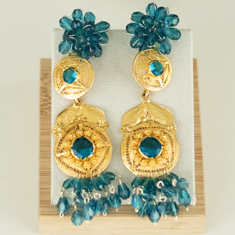 Filigrana Gold Plated Earrings - Juana