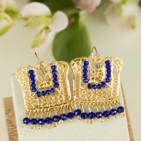 Filigrana Gold Plated Earrings - Huipil
