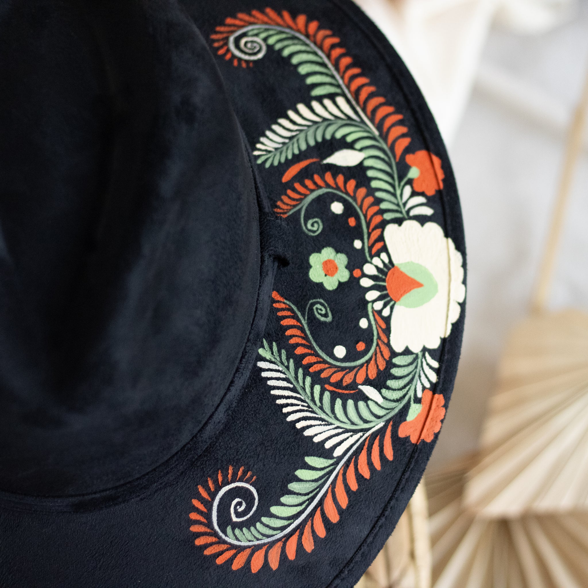 Aurora Hat 
ALE BY ALESSANDRA The Aurora Forest Green Rancher Pencil Brim Hat | Wild As  main image 3