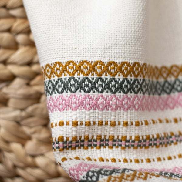 Handwoven Mexican Rebozo in Desert - Organic Cotton Shawl