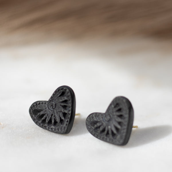 Dulce 18K Gold Plated Barro Negro Earrings