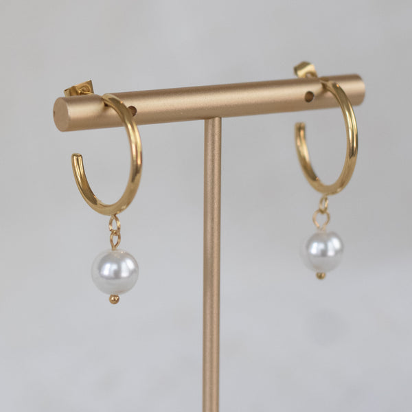 Catalina Hoop Earrings - 18K Gold Plated