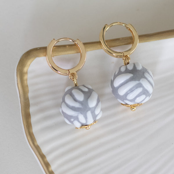 Alicia Grey Talavera Earrings - 18K Gold Plated