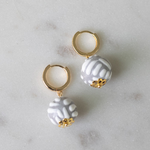 Alicia Grey Talavera Earrings - 18K Gold Plated