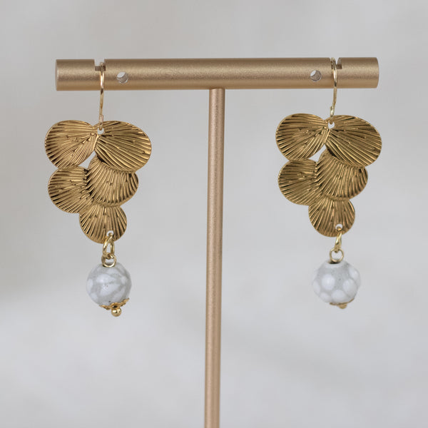 Erica Grey Talavera Earrings - 18K Gold Plated
