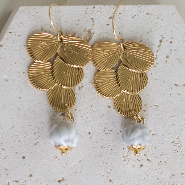 Erica Grey Talavera Earrings - 18K Gold Plated
