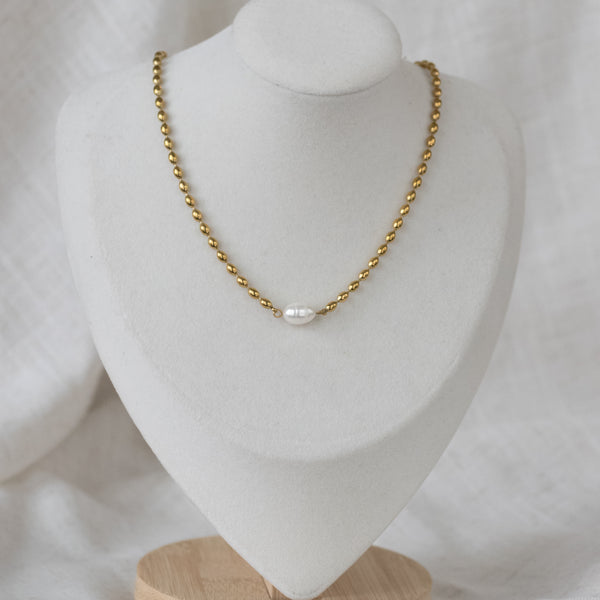 Perla Necklace- 18K Gold Plated