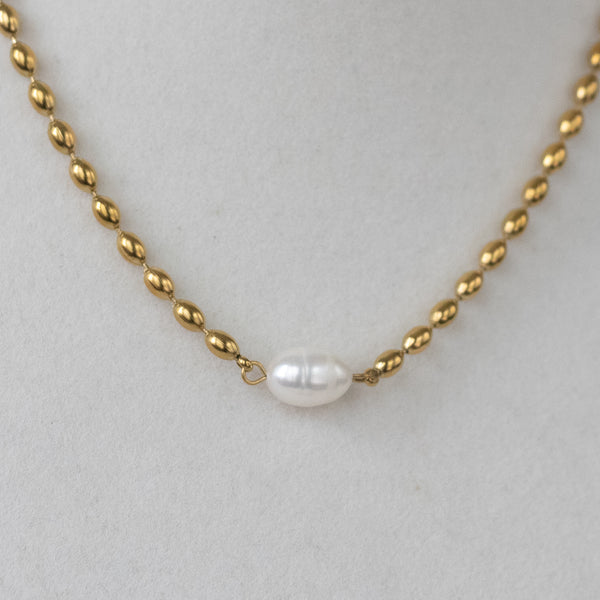 Perla Necklace- 18K Gold Plated