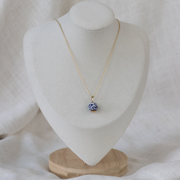 Alicia Blue Talavera Necklace - 18K Gold Plated