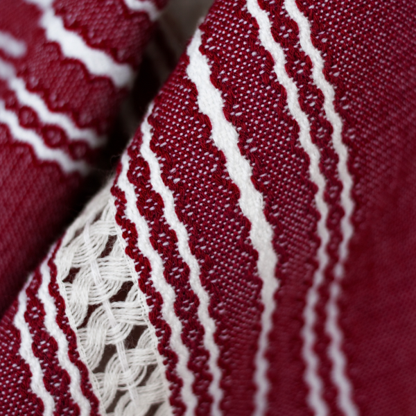 Handwoven Shawl - Berry