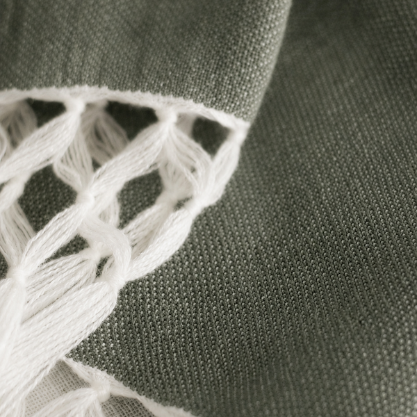 Handwoven Shawl - Olive