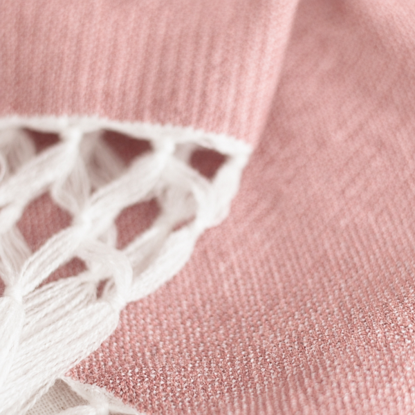 Handwoven Shawl - Rose