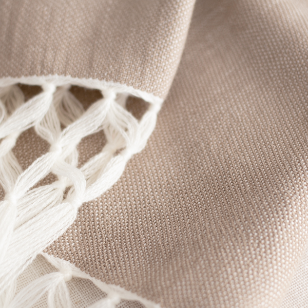 Handwoven Shawl - Tan