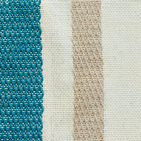 Hand Woven Placemat - Teal and Grey