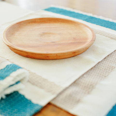 Handmade Wood Plates - Small