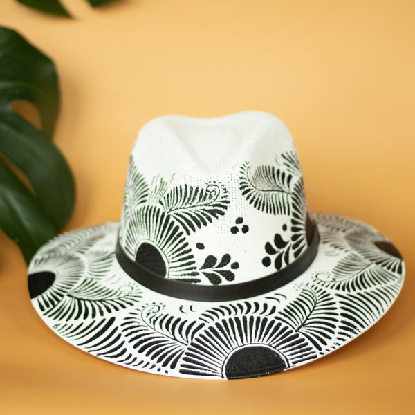 Maite Artisanal Hat - Hand Painted in Mexico