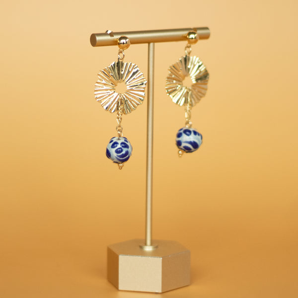 Ximena Earrings - Artisanal Talavera Jewelry