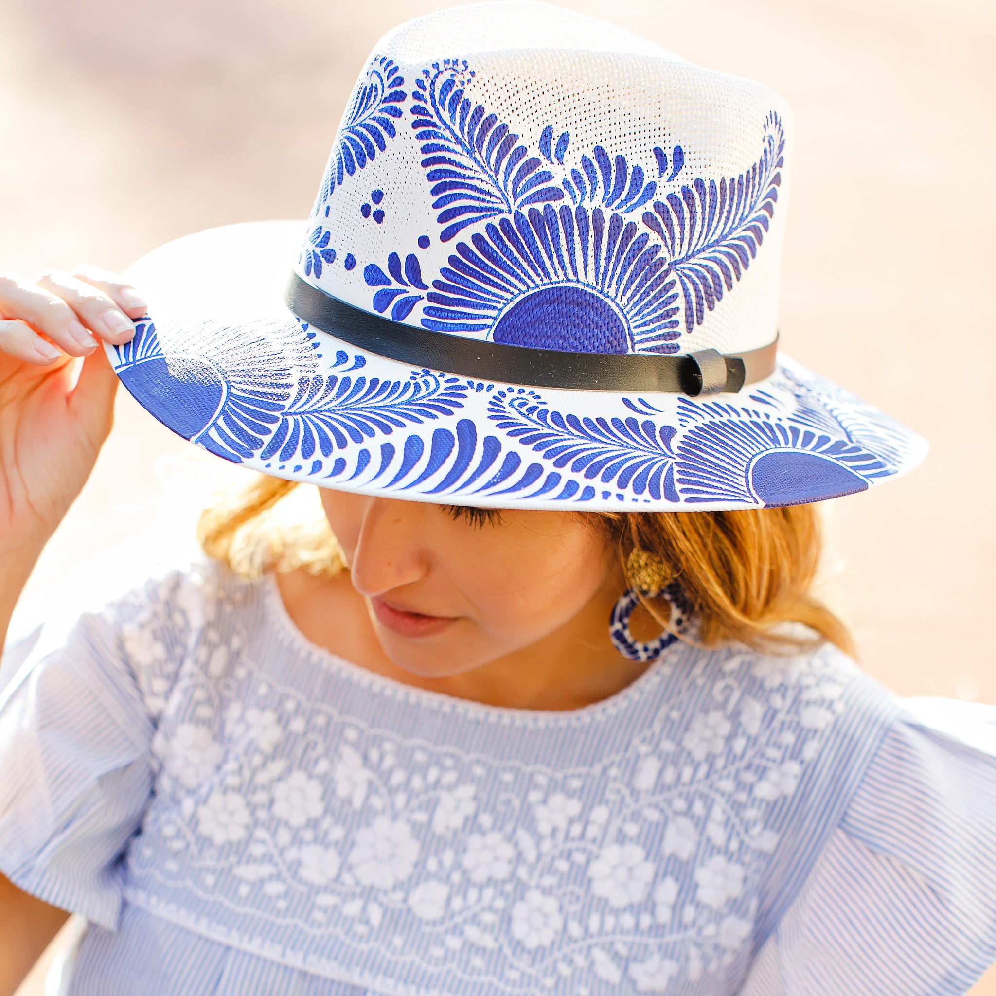 Araceli Artisanal Hat - Hand Painted in Mexico